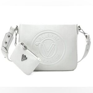 NWT Valentino Orlandi White Crossbody w/Wallet‎ Handbag Purse